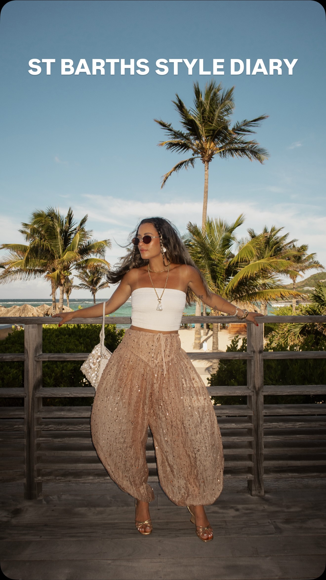 St. Barths Outfit Diary ✨🏝️🐚 & if you’re petite (or not) but like my style, follow for daily style ideas! Xx