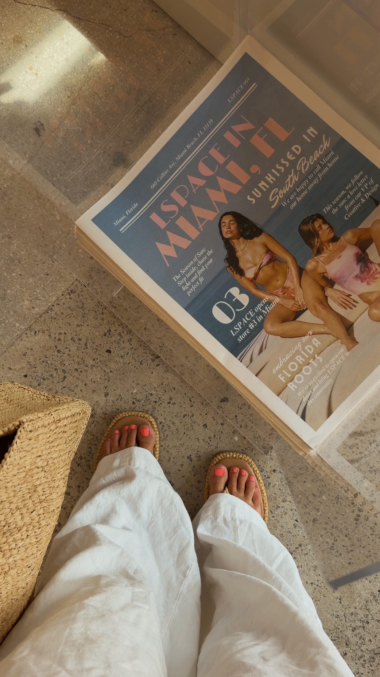 I love shopping IRL & @lspace coming to my neighborhood has been an actual dream 💭 They’ll be here on Collins until the end of the summer so go visit to go sit in the big fluffy chairs at the very least 👙