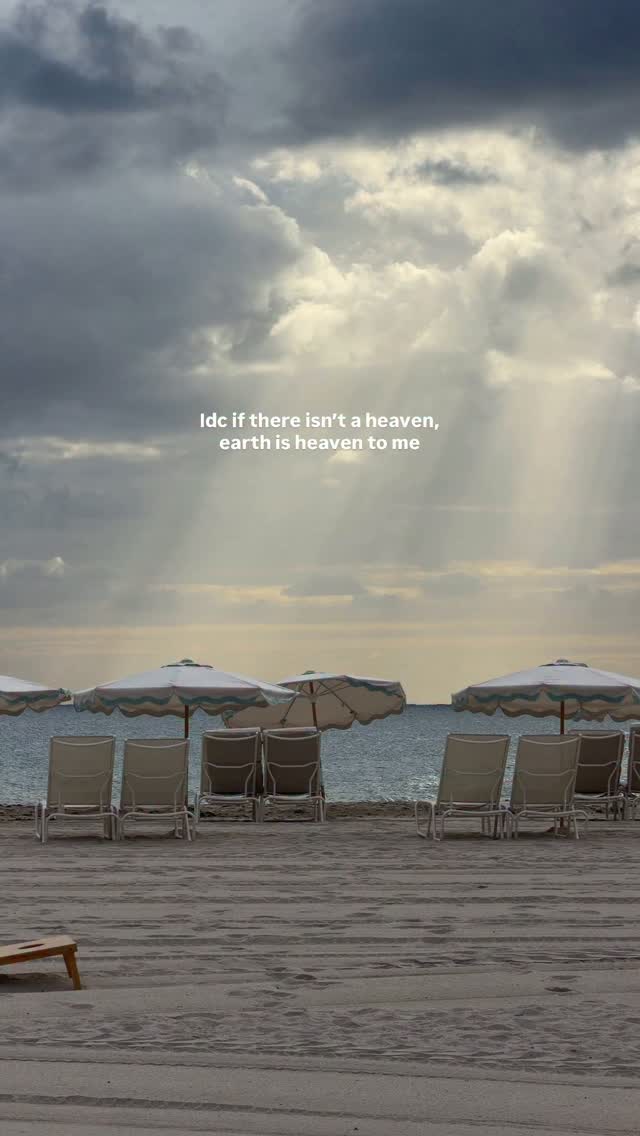 Hopefully we just get two versions of heaven, but this is definitely one of them ✨☁️🌊